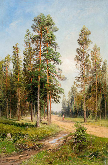 Fedorov Doroga v lesu.jpg