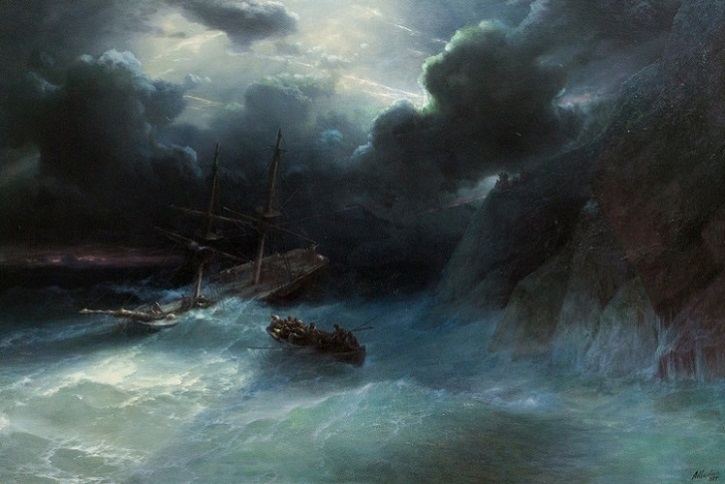 Aivazovsky u beregov kavkaza.jpg